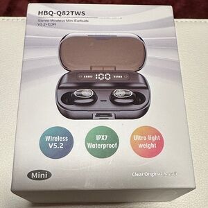 HBQ-Q82TWS Wireless Earbuds with Charging Case